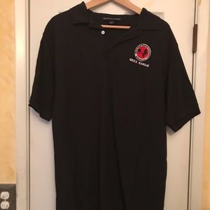 WAKA Polo Shirt Black Men's M Solid Short Sleeve